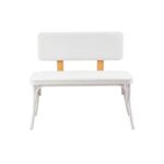 Παγκάκι Oliver άσπρη μελαμίνη 100x41x49cm ed12380