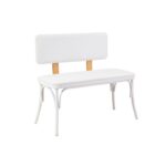 Παγκάκι Oliver άσπρη μελαμίνη 100x41x49cm ed12380 - Image 5