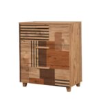 Συρταριέρα Sapere μελαμίνη 80x43x95cm Atlantic Pine ed12388 - Image 4