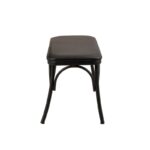 Τραπεζαρία Olive 4 τεμάχια 120x75x75cm μελαμίνη μαύρη ed12456 - Image 5