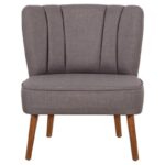 Πολυθρόνα Mona γκρι 64x65x75cm ed12607 - Image 4