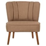 Πολυθρόνα Mona Milky Brown 64x65x75cm ed12610 - Image 5