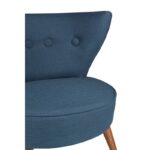 Πολυθρόνα Fiume μπλε 80x74x76cm ed12612 - Image 5