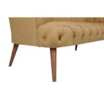 Καναπές διθέσιος Ovest Milky Brown 75x140x76cm ed12662 - Image 5