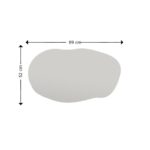 Καθρέφτης Alle mdf μαύρο 52x89cm ed12705 - Image 2