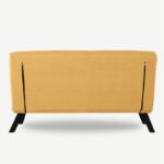 Διθέσιος Καναπές Κρεβάτι Sandolo Mustard χρώμα 133x50x45cm ed12765 - Image 2