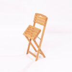 Καρέκλα κήπου My πτυσσόμενη καφέ 40x30x81cm ed12769 - Image 2