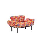 Διθέσιος Καναπές Κρεβάτι Nitta Patchwork 155x73x85cm ed12799 - Image 5