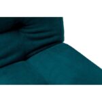 Καναπές κρεβάτι τριθέσιος Misa Petrol πράσινο 175x52x40cm ed12842 - Image 2