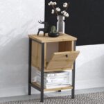 Βοηθητικό τραπέζι Sarah μαύρο sonoma 35x31x57cm ed12881 - Image 4