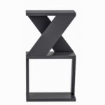 Βοηθητικό τραπέζι Albeni Anthracite 30x30x50cm ed12943 - Image 3