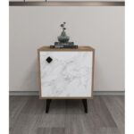 Κομοδίνο Inizio Hitit μελαμίνη 45x35x65cm ed12944 - Image 4