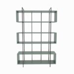 Βιβλιοθήκη Bruti πράσινο μαύρο μελαμίνη 120x29 6x180εκ ed12972 - Image 3