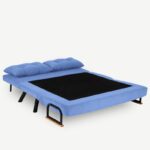 Διθέσιος Καναπές Κρεβάτι Sandolo Blue 133x50x45 cm ed13024 - Image 3