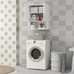 Ντουλάπι μπάνιου Voda άσπρη μελαμίνη 60x31x75cm ed13068 - Image 4