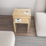 Τραπέζι σαλονιού Nora oak χρώμα 48 6x35x45cm ed13198 - Image 5