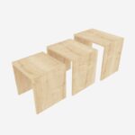 Τραπέζι σαλονιού Nora oak χρώμα 48 6x35x45cm ed13198 - Image 2