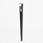 Τραπεζαρία Eurotas ανθρακί μαύρο μελαμίνη 120x60x75εκ ed13331 - Image 2