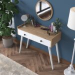 Τουαλέτα Fog άσπρο καρυδί μελαμίνη 98 6x40x83 8εκ ed13372