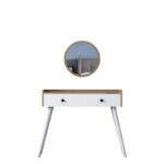 Τουαλέτα Fog άσπρο καρυδί μελαμίνη 98 6x40x83 8εκ ed13372 - Image 5