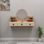 Τουαλέτα κρεβατοκάμαρας Polina Atlantic Pine μπεζ 75x36 8x90cm ed13651 - Image 4