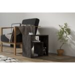 Βοηθητικό τραπέζι Dakota Anthracite 29 6x50x50cm ed13776