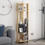 Βιβλιοθήκη Abis Narrow ανθρακί μελαμίνη 43 6x26 8x165cm ed13955