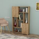 Βιβλιοθήκη De More Atlanctic Pine μελαμίνη 90x24x141εκ ed14050