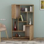 Βιβλιοθήκη De More Atlanctic Pine μελαμίνη 90x24x141εκ ed14050 - Image 4