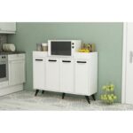 Ντουλάπι Visar άσπρο μελαμίνη 120x35x88 5εκ ed14058