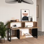 Κονσόλα Semplice χρώμα Atlantic Pine 138 3x43 3x83 6cm ed141 - Image 4