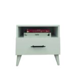 Κομοδίνο Levin λευκή μελαμίνη 45x38x47cm ed14352 - Image 3