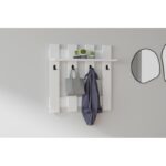 Έπιπλο εισόδου Carina άσπρο μελαμίνη 70x18x70εκ ed1453