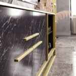 Έπιπλο τηλεόρασης Polka μαύρο 160x38 5x56 6cm ed1466 - Image 5