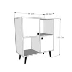 Ντουλάπι Balek Hitit χρώμα 75x40x105cm ed15071 - Image 2