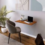 Γραφείο Parete 96x40cm μελαμίνη καρυδί ed15077 - Image 4