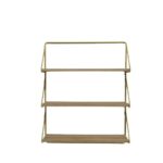 Ραφιέρα Dortmund χρυσό δρυς μελαμίνη 60x18x80εκ ed15092 - Image 3