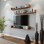 Ραφιέρα Kauf καρυδί μελαμίνη 120x20εκ ed15099 - Image 5