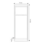 Ντουλάπα Land χρυσό μέταλλο 80x40x160εκ ed15116 - Image 2