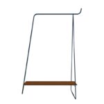 Ντουλάπα Kaiser μπλε καρυδί μέταλλο μελαμίνη 90x30x170εκ ed15120 - Image 3