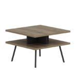 Σετ Γραφείου Toccare ανθρακί Oak 140x60x73 8cm ed15128 - Image 3