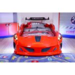 Κρεβάτι αυτοκινήτου Speedy κόκκινο μελαμίνη 130x235x60εκ ed1522 - Image 3