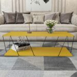 Τραπέζι σαλονιού Labranda κίτρινο μελαμίνη 120x50x30εκ ed1534 - Image 4