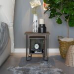 Κομοδίνο Acri καφέ μελαμίνη 40x40x45cm ed1541 - Image 4