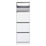 Παπουτσοθήκη Adore 51x26x157cm μελαμίνη άσπρη ed1569 - Image 3