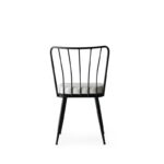 Καρέκλα Star μαύρο χρώμα μέταλλο 43x42x82cm set 4τεμ ed1580 - Image 5