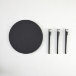 Τραπεζάκι σαλονιού Frati ανθρακί μαύρο 60x45cm ed15878 - Image 4