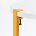 Τραπεζάκι σαλονιού Frati άσπρο κίτρινο 60x45cm ed15887 - Image 3