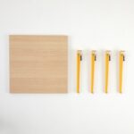 Τραπεζάκι σαλονιού Alichero wooden κίτρινη μελαμίνη 60x45cm ed15934 - Image 4