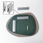 Καθρέφτης Aqua 75x55cm γυαλί ed1594 - Image 3